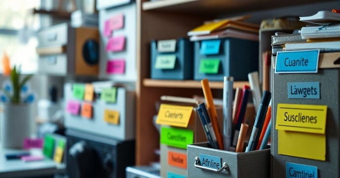 Etiquetas Adesivas para Identificação: Organize-se Já!