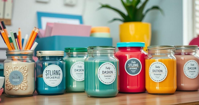 Etiquetas Adesivas Personalizadas para Organizar e Decorar