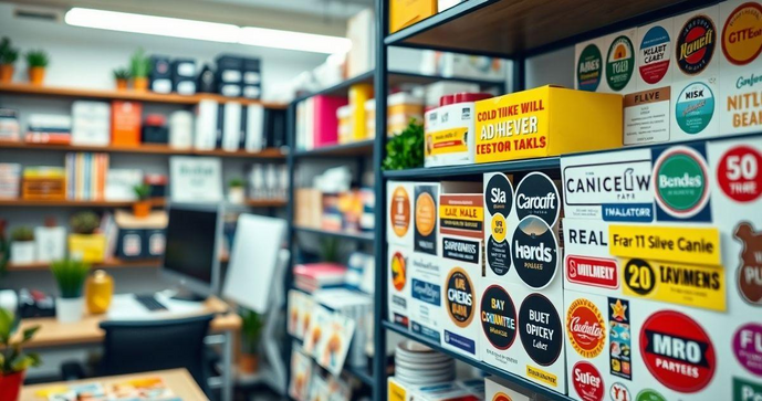 Etiquetas adesivas personalizadas que transformam sua marca e encantam clientes