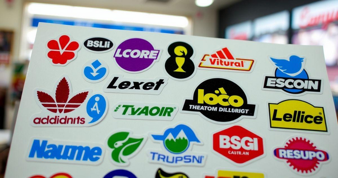 Etiquetas adesivas com logo: como escolher e personalizar para sua marca