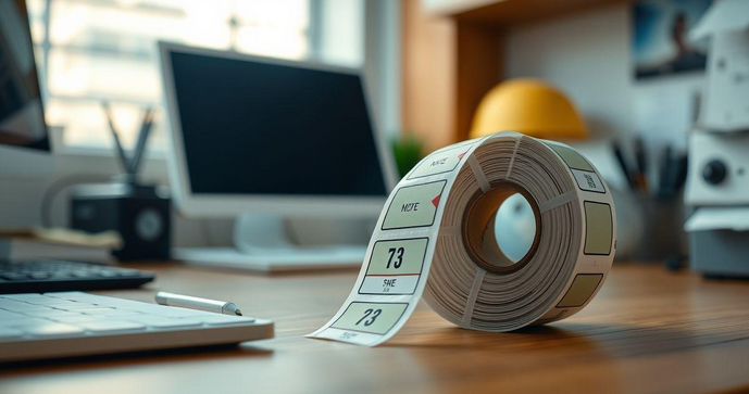 Etiquetas adesivas em rolo: como escolher e utilizar de forma eficiente