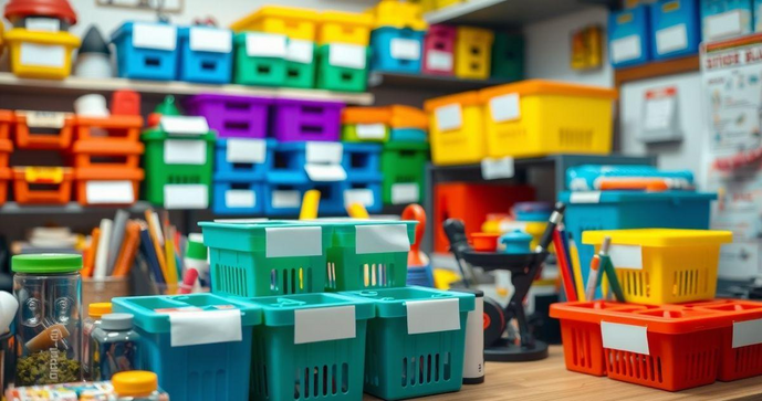 Etiquetas adesivas para identificação: organização e rastreamento