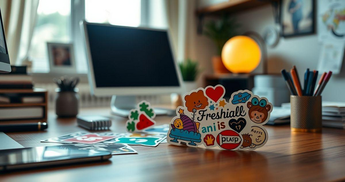 Etiquetas adesivas personalizadas que transformam sua marca e organizam seu espaço