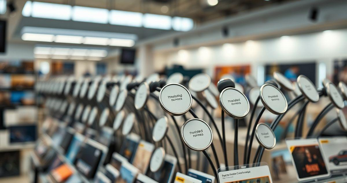 Etiquetas Brancas Redondas São Ideais para Diversas Aplicações