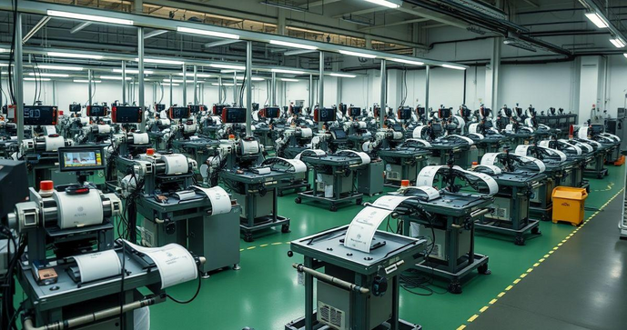 Fábrica de Etiquetas Brancas para Diversas Aplicações