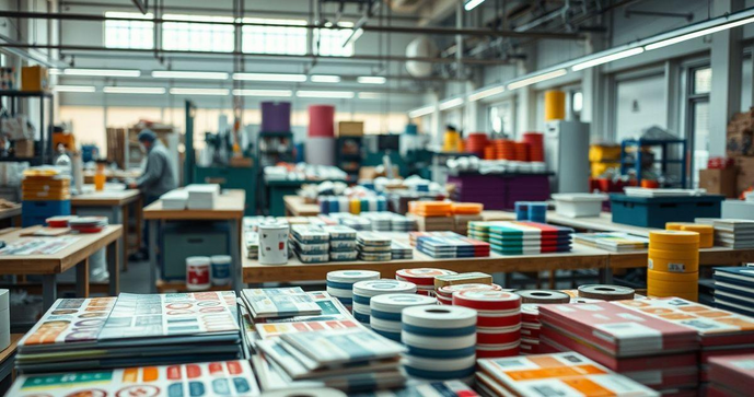 Fábrica de etiquetas personalizadas para negócios e eventos