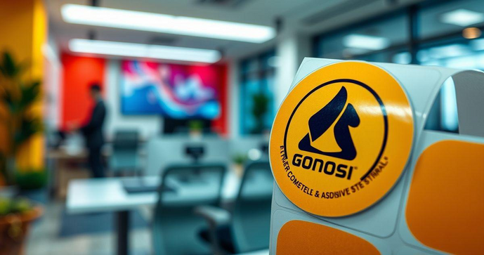 Etiquetas adesivas com logomarca para fortalecer sua marca e aumentar a visibilidade