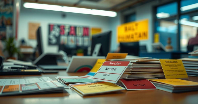 Dicas para escolher as melhores etiquetas adesivas para identificação