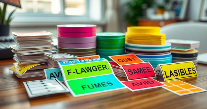 Guia Prático para Comprar Etiquetas Coloridas Adesivas e Organizar Seu Mundo