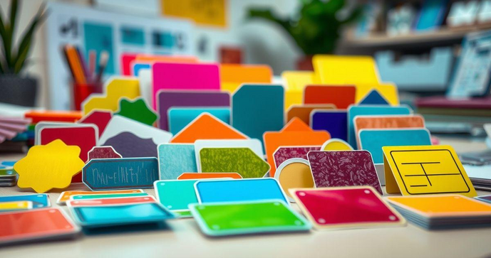 Etiquetas Coloridas Adesivas: Organização e Decoração Criativa