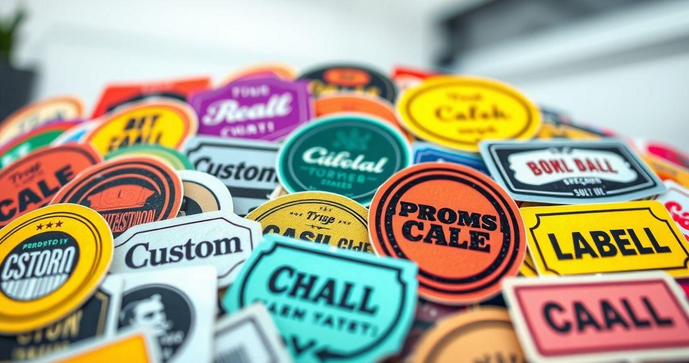 Como escolher rótulos personalizados que se destacam no mercado