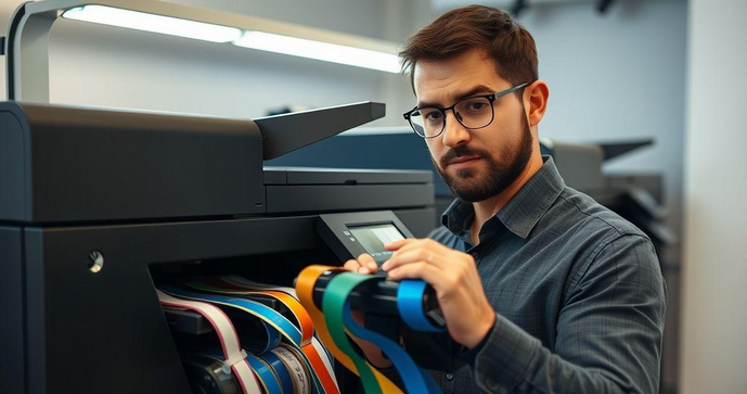 Fabricante de ribbon: suprimentos para impressoras térmicas e etiquetas