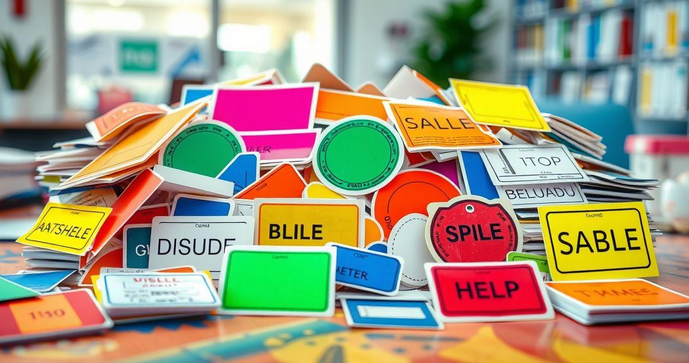 Rótulos adesivos: Descubra como escolher os melhores para seus produtos
